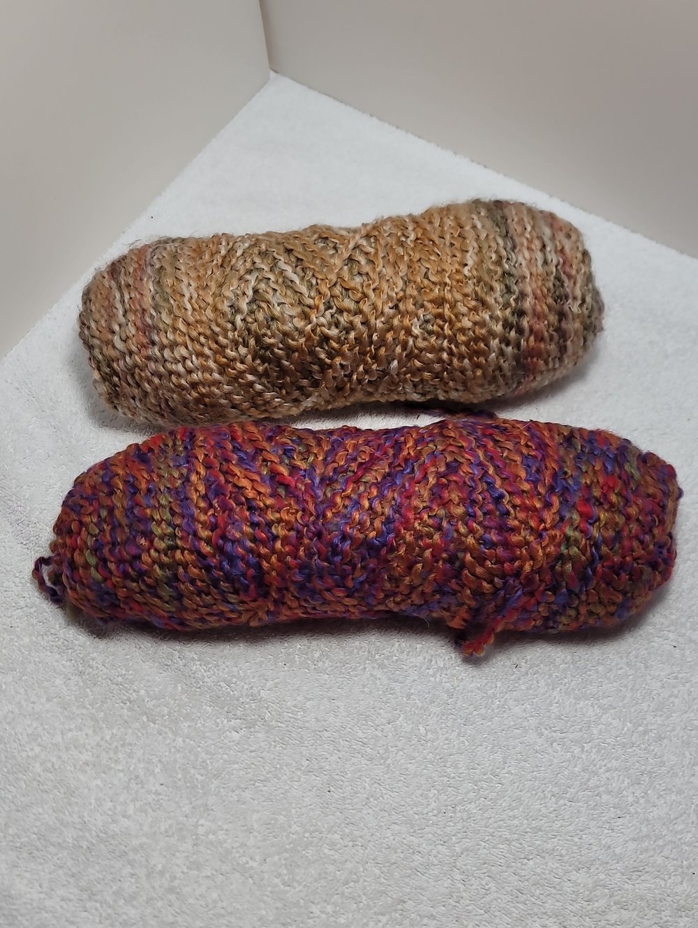 Homespun Yarn...2 Almost Full Big Skeins